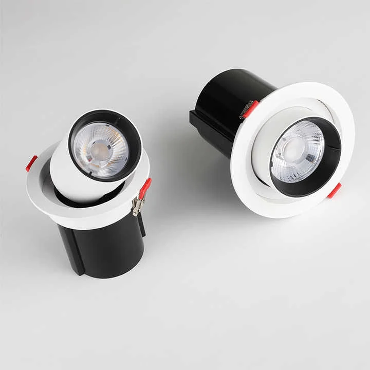 High quality Cob Embedded Ceiling Recessed adjustable beam angle Retrofit Down Light Projector Downlight