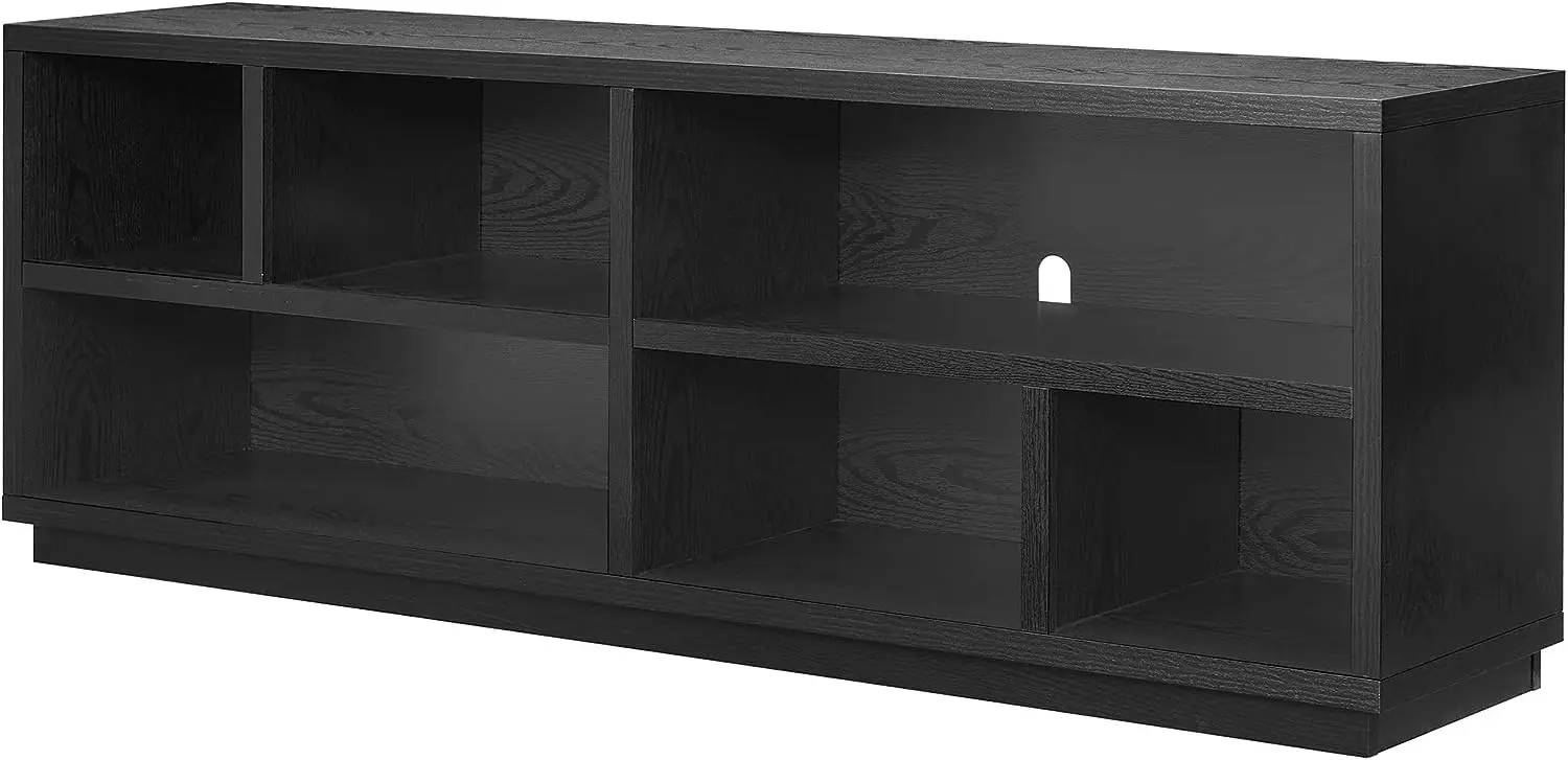 Fashion dark gray garage & shed tall tw stand media console wood