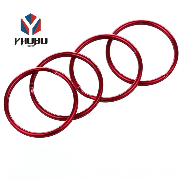 Colored Split Rings Metal Split Key Chains Key Rings For Souvenir