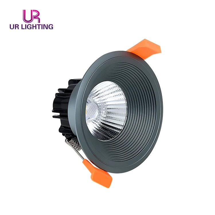 Modern Recessed indoor ceiling recessed gold white black thin 7w LED spot light