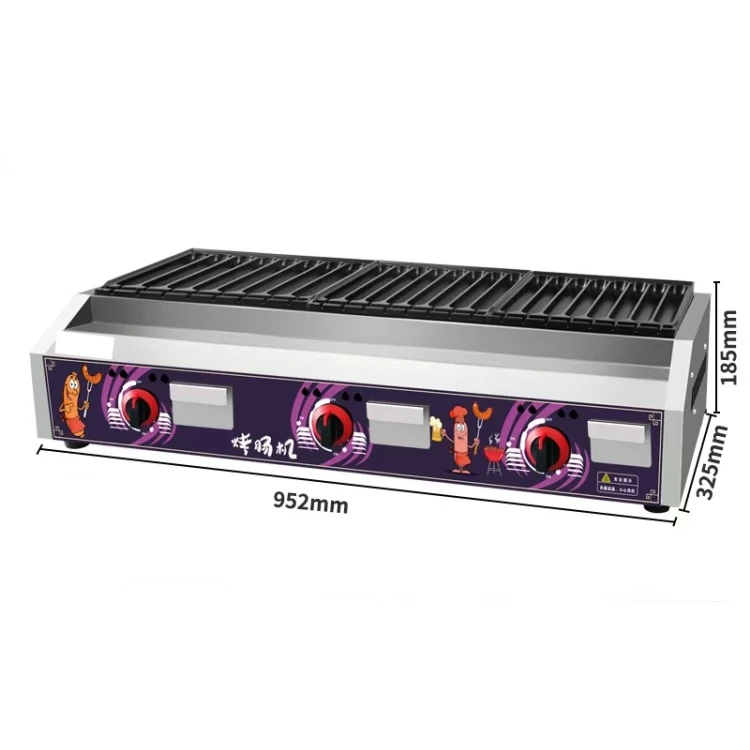 Commercial Restaurant Hot Dog Machine Hot Dog Roller Grill Hot Dog Sausage Machine