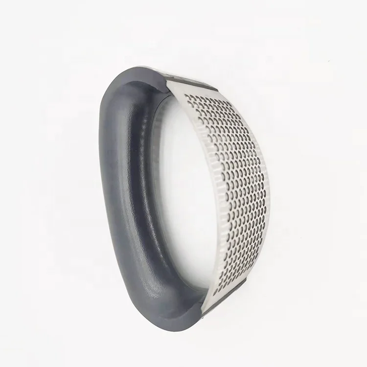 2023 нержавеющая сталь Ручная легкая очистка кольцевая чесночная дробилка 304 пресс для чеснока из нержавеющей стали