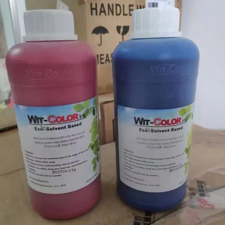 Wit Color Eco Solvent Ink for i3200/XP600/dx5 Eco Solvent Printer