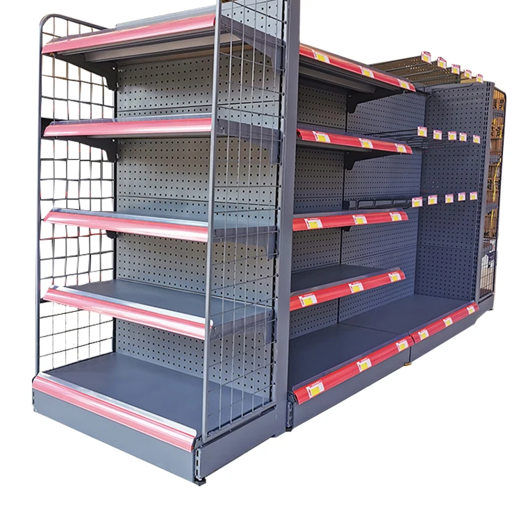Guichang CE approved high quality Europe supermarket gondola shelving