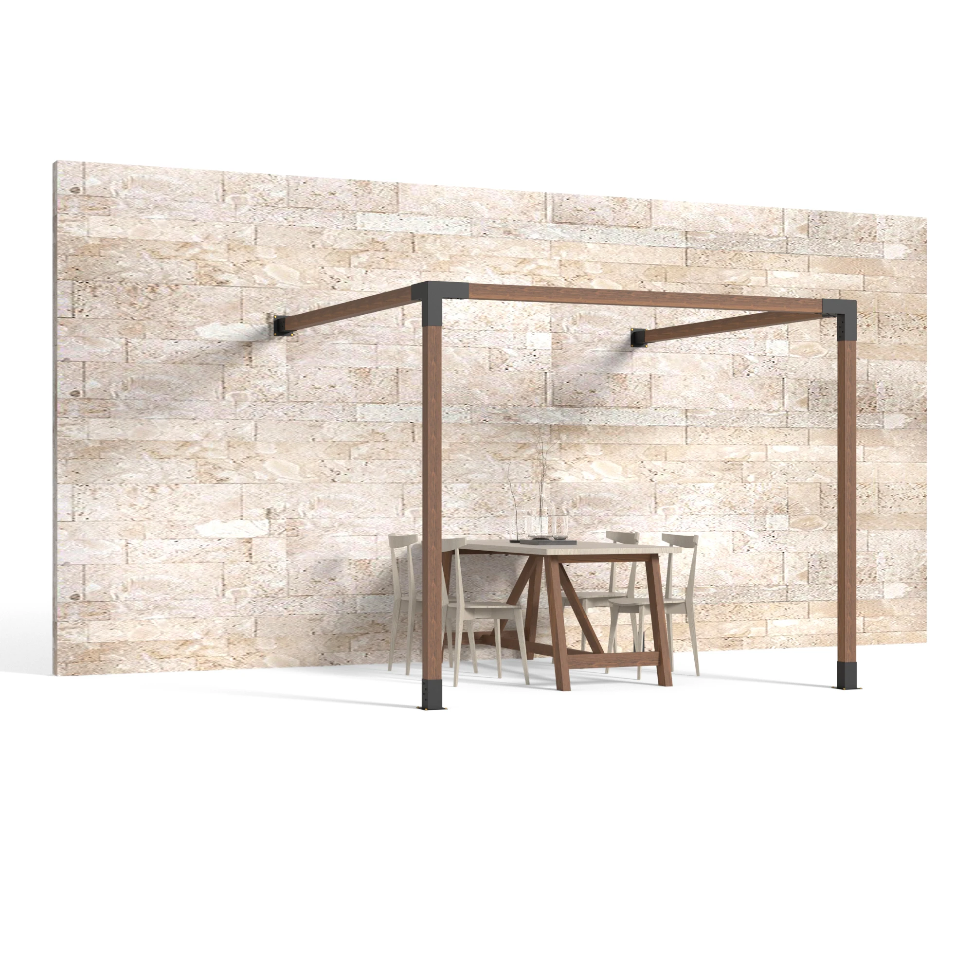 OEM Factory Customized Metal Pergola Post Base and Bracket For 4*4\/6*6  Wood Connector