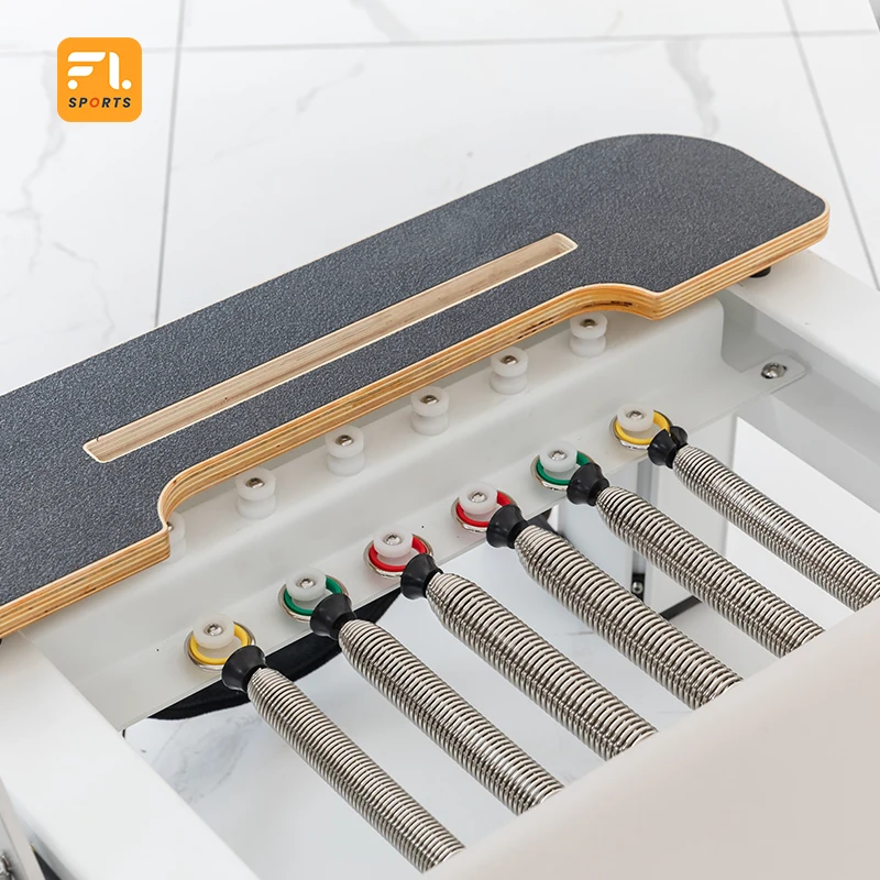 Pilates Reformer Aluminum Pilates Bed Durable Reformer with Tower Semi-Suspended Core Bed Yoga Equipment