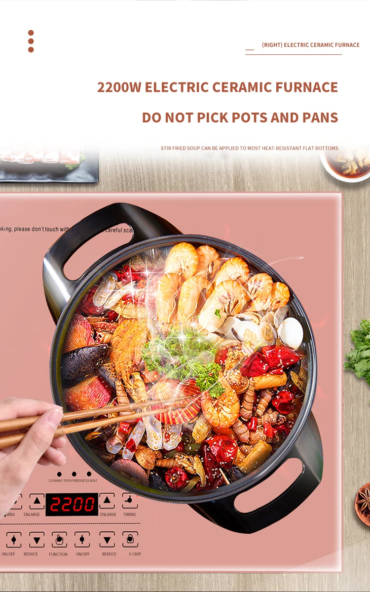 Hot Sell Double Hobs 2 Plate Induction Cooker Two Burners Electric Ceramic Stove Induction Cooktop