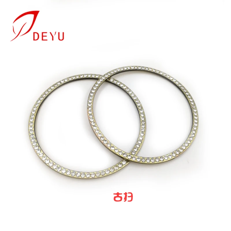 Wholesale 9.5cm O ring handle metal bag hardware accessories for bags