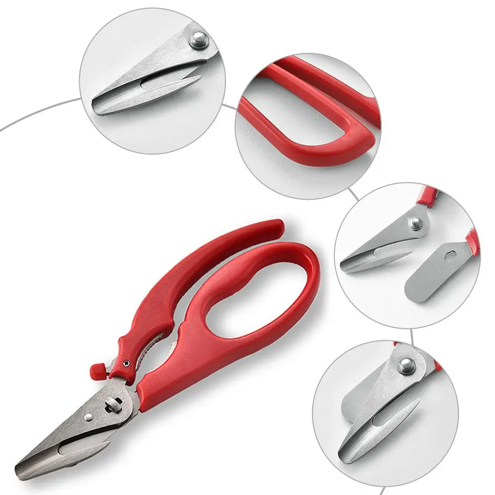 
Lobster special Lobster Shears Stainless Steel Scissors Compact Durable Kitchen Scissors Lobster Fish Crabs Seafood Shears 