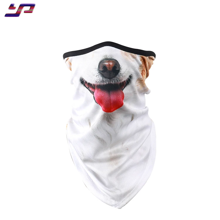 Custom Design logo Magic Scarf Neck gaiter headwear Bandana 3D print balaclava Half Face sublimation Bandana