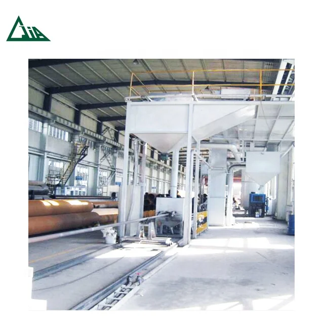 China manufacturer QGW steel pipe shot blasting machines for internal and external cleaning