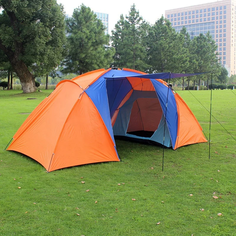 customize Hot Selling Outdoor Camping Tent 3-4 Person Camping Trekking Tent For Wholesale