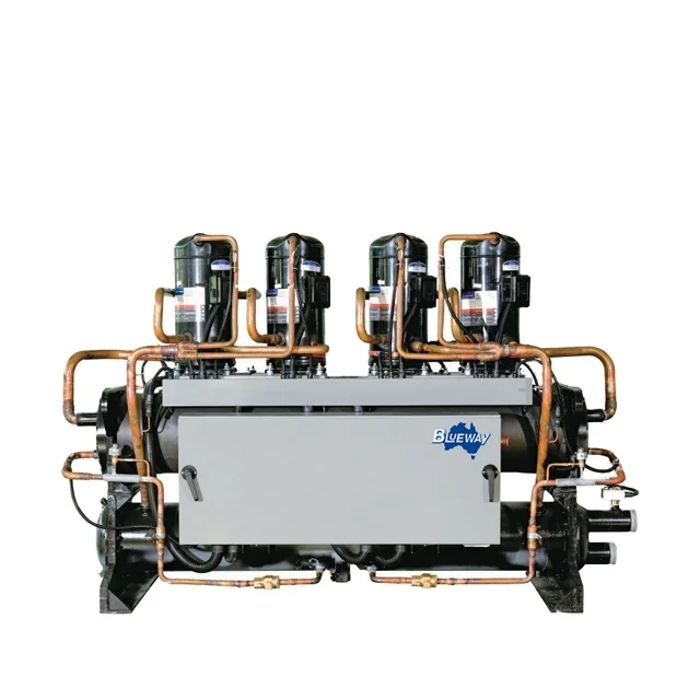 Geotheral ground water source heat pump system geothermal water to water heating pumps