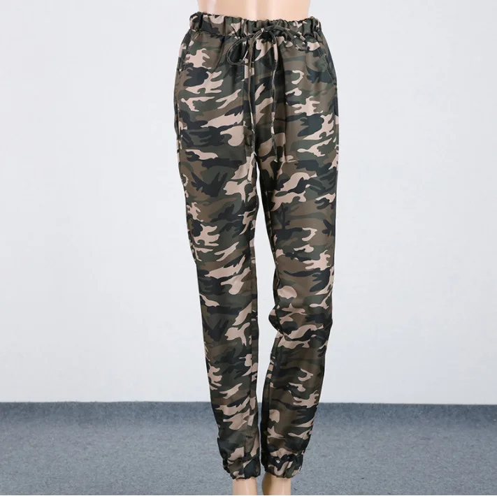 
Women Plus size pencil fashion pants 3XL 4XL 5XL sexy slim printed full length womens camouflaged pants A210 