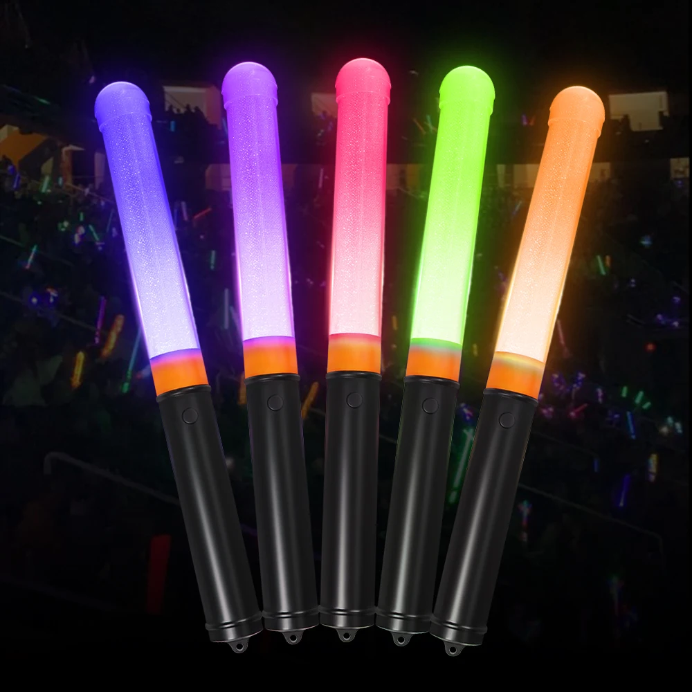 Concert Light Stick Wedding Glow Sticks Neon Bracelets Kids Flash Lights Led Flow Toys Makeup Necklaces Drum Light Stick Kpop