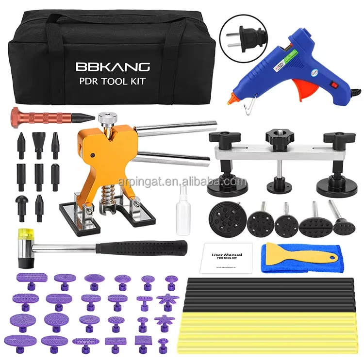 Convenient Auto Body Repair Kit Set Dent Repair Tools in a Practical Box Car Body Repair Equipment