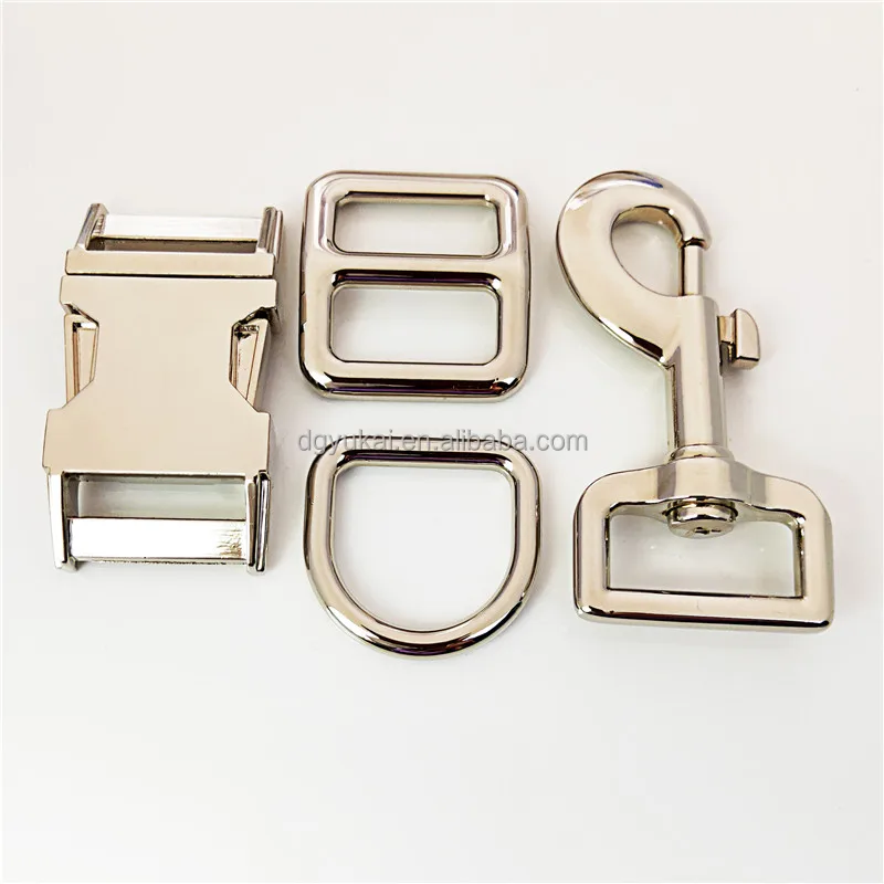 High quality metal quick release buckle curved for dog collars matching PCS OR