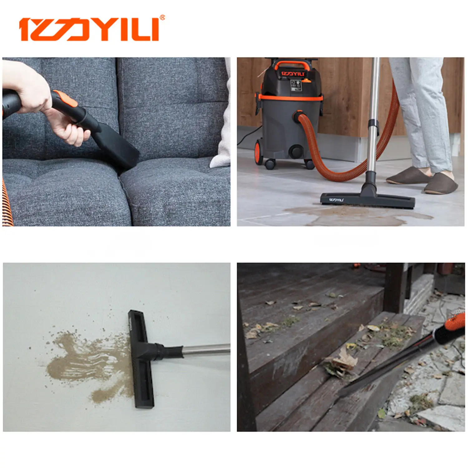 Wet and Dry Vacuums Comercials pressure washer surface cleaner for Home and Kitchen 15L