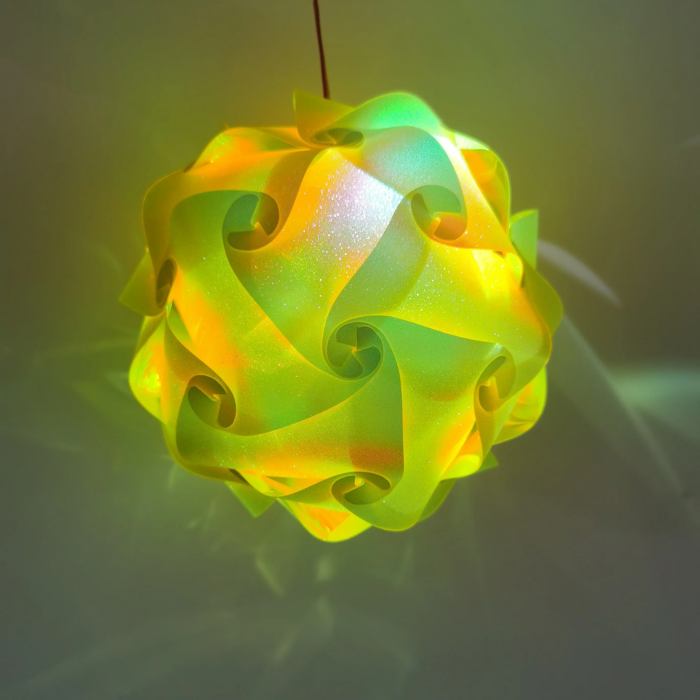 Wholesale latest design starlight appearance GRS recycled IQ jigsaw pendant puzzle lampshade