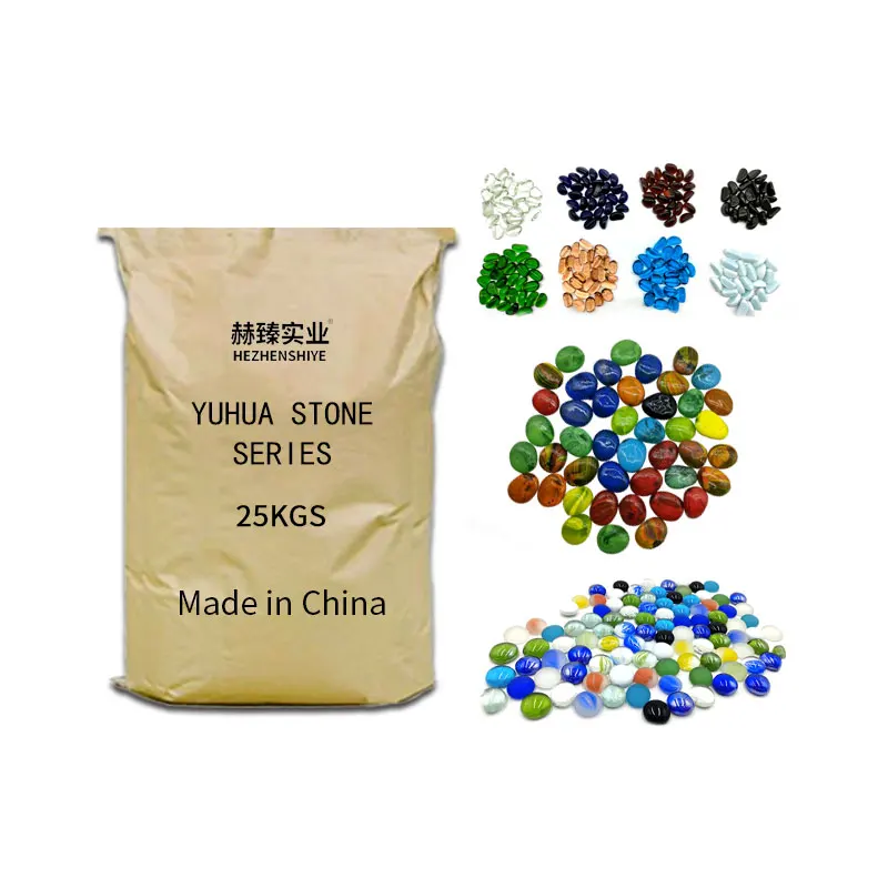 Quality glass stones for jewelry cashew glass stone decor glass stones manufacturer