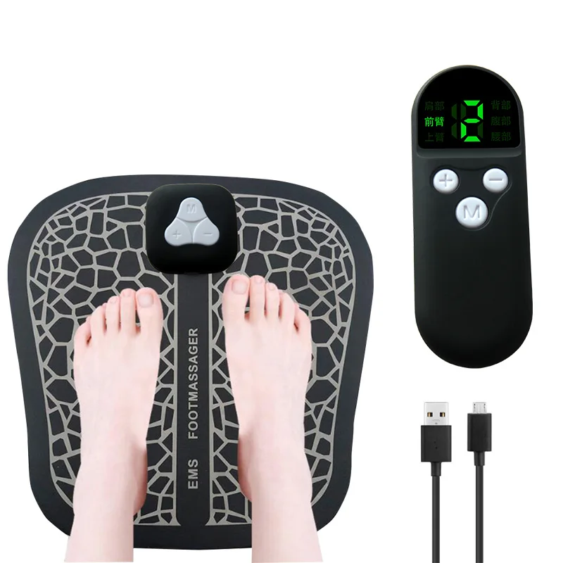 tens fisioterapia foot massager mat massageador pes muscular Electric EMS Health Care relaxation terapia fisica massage salud