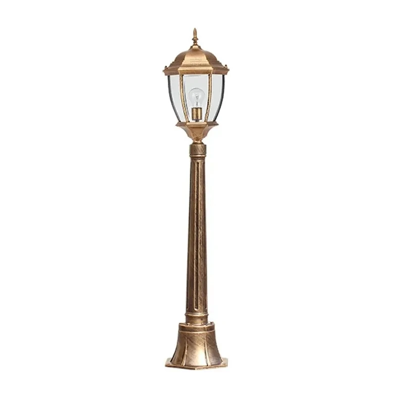 Europe Outdoor Decoration Lawn Lamp 115cm Tall-Column Garden Road Light Backyard Landscape Lighting