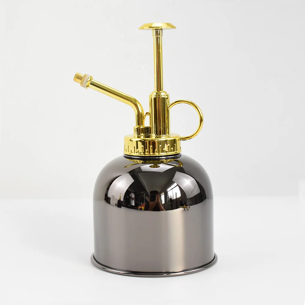 Stainless Steel Water Watering Can Retro Brass Gold Small Mini Fleshy Watering Can Spray Bottle