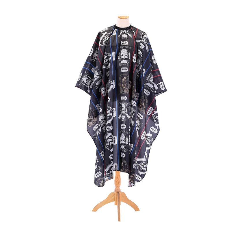 Hairdressing Perm Dyeing Printing Shawl Barber Shop Adult Home Baked Oil Dyeing Polyester Taffeta Cloak Haircut Cloth