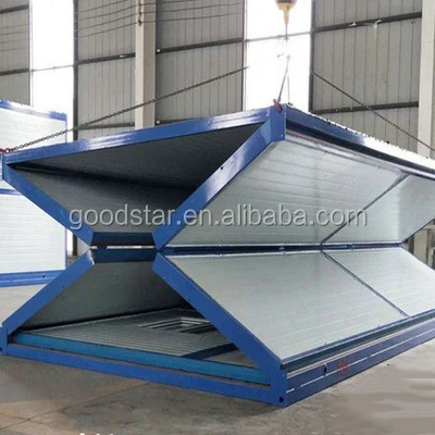 Light gauge steel structure low cost portable prefab folding container house