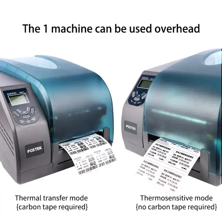 Postek G3000 store supermarket barcode inventory desktop 4inch 300dbi label ribbon thermal barcode printers