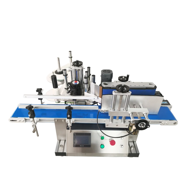 Stock available in Germany, USA, Russia automatic desktop round bottle sticker labeling machine