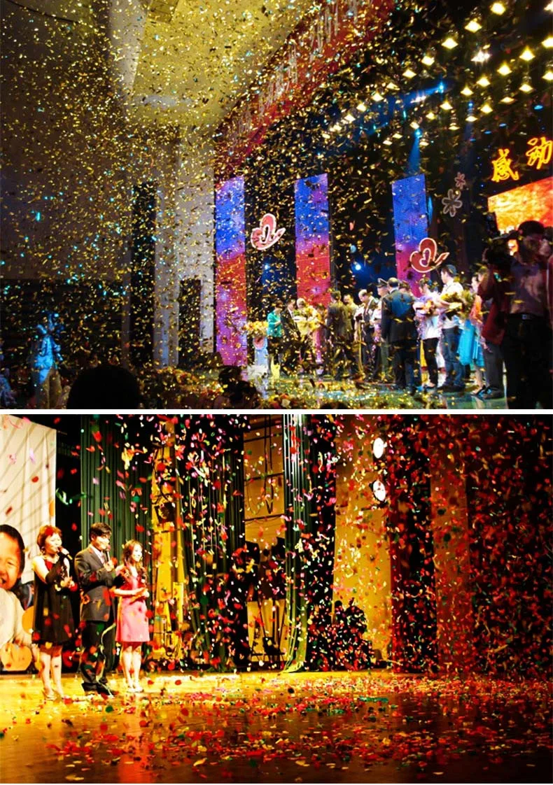 High Quality Confetti Blaster Machine Paper Confetti Cannon Machine For Wedding Stage Party