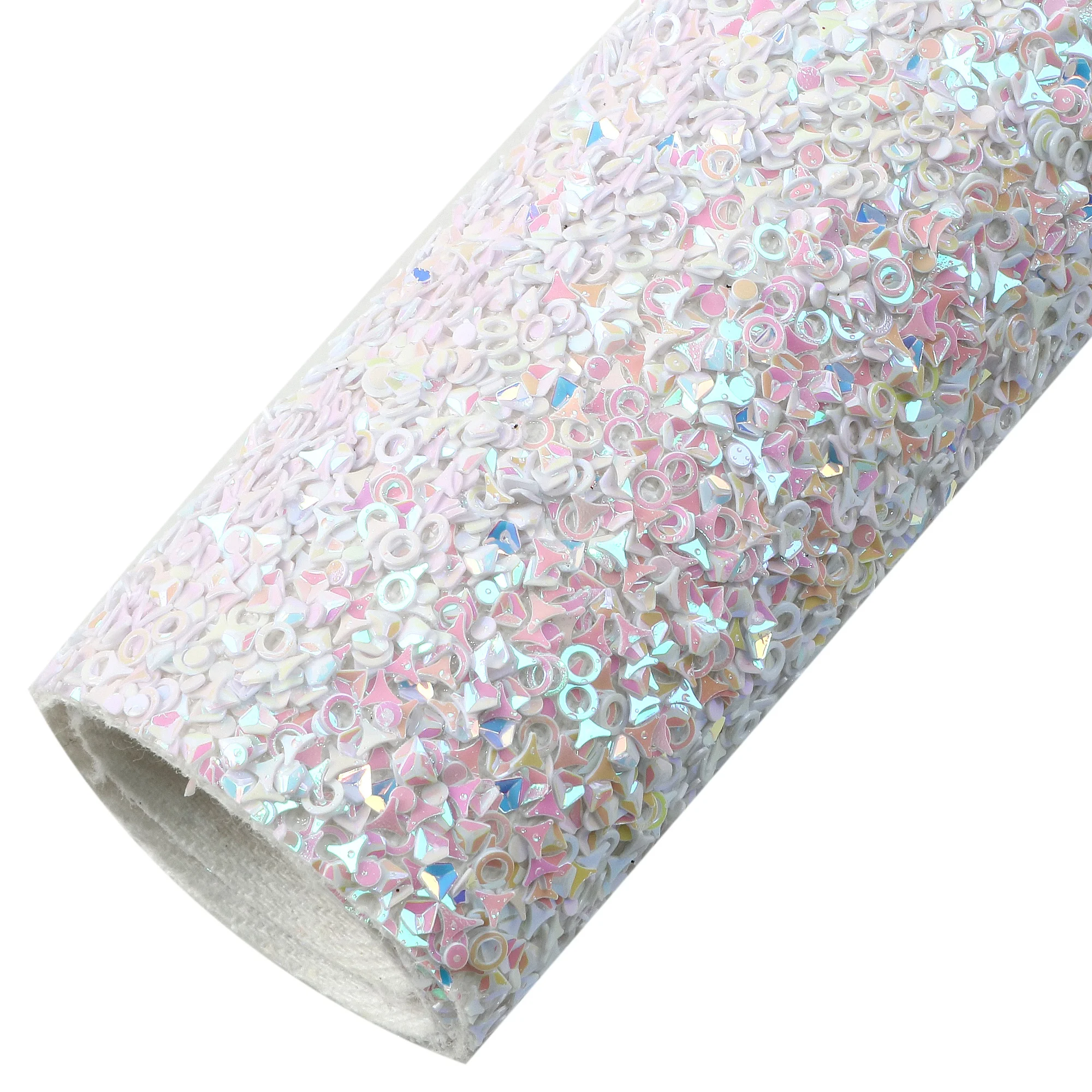 20*33cm Sequin Chunky Glitter Faux Synthetic Leather Sheets For Diy Crafts Hairbows Material 1146183