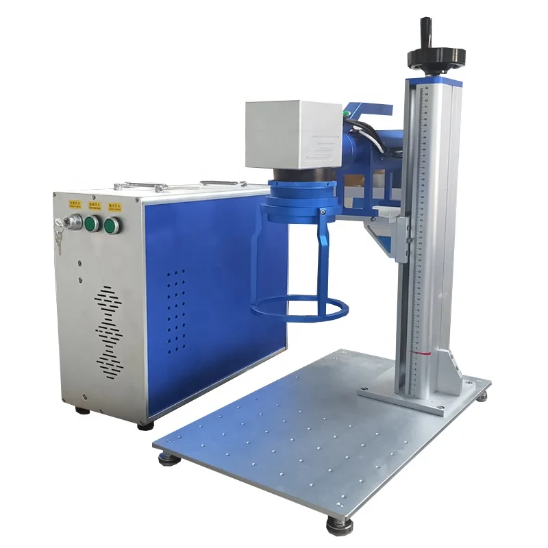 Высококачественная ручная волоконная лазерная маркировочная машина 30 Вт, нержавеющая сталь, золото, ПВХ, жесткий пластик, портативная лазерная маркировка