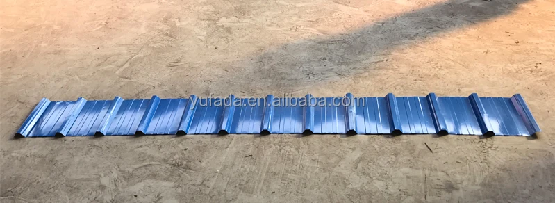 Color steel Ag/PBR roof panel automatic cold press bending equipment