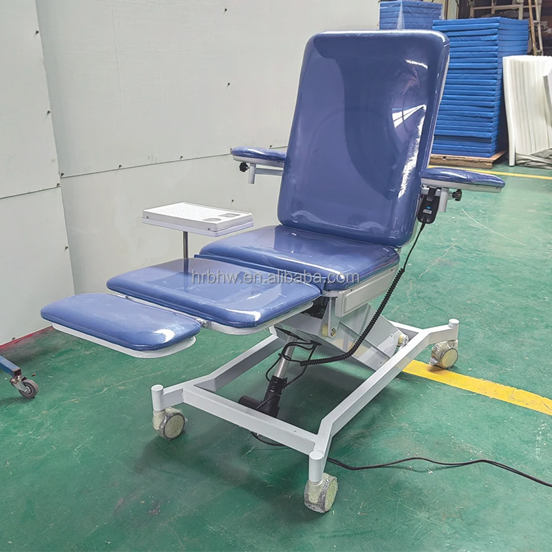 Cheap Price Four Section Electric Dialysis Recliner Chair with Cushion