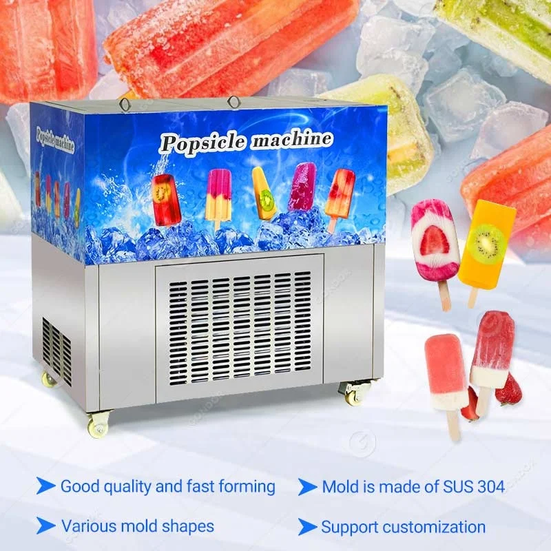 Production Line Pop One Mold Vend Freezer Ice Cream Lolly Loly Small Automatic Used Popsicle Machine for Sale