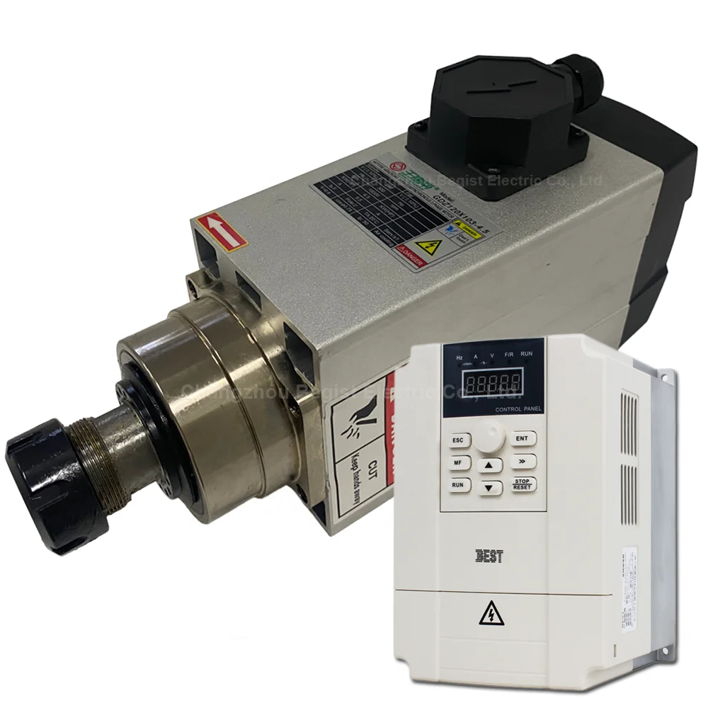 Air-cooled engraving machine spindle motor 1.5/2.2/3.5/4.5/6.0KW flash cutting machine