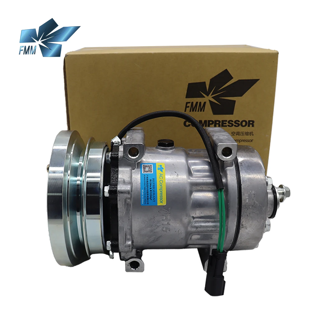 O4468C 204604 1011759 12/24v Auto Air Conditioner Compressor Part For Carter M315D2 Truck Excavator 7H15 Car AC Compressor