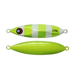 40g to 350g Fishing Metal Jigging Lure Luminous Sea Fishing Bait Glow Lure Deep Sea Boating Popping