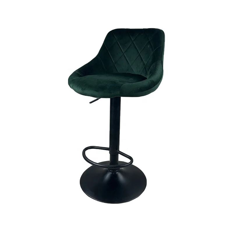 360 Degree Rotating Bar Chair Customization Bar Furniture Adjustable Height Synthetic Leather Bar Stool