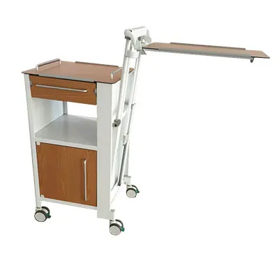 Больничная мебель BC010F, медицинский прикроватный шкафчик из АБС-пластика, шкафчик с прикроватным столиком