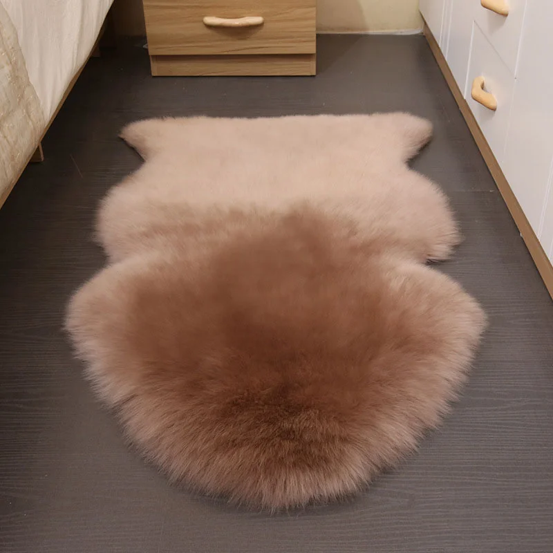 Luxury Genuine Australian Sheepskin Area Rug Sofa Real Lamb Skin Wool Fur Rugs Real Sheepskin Carpets