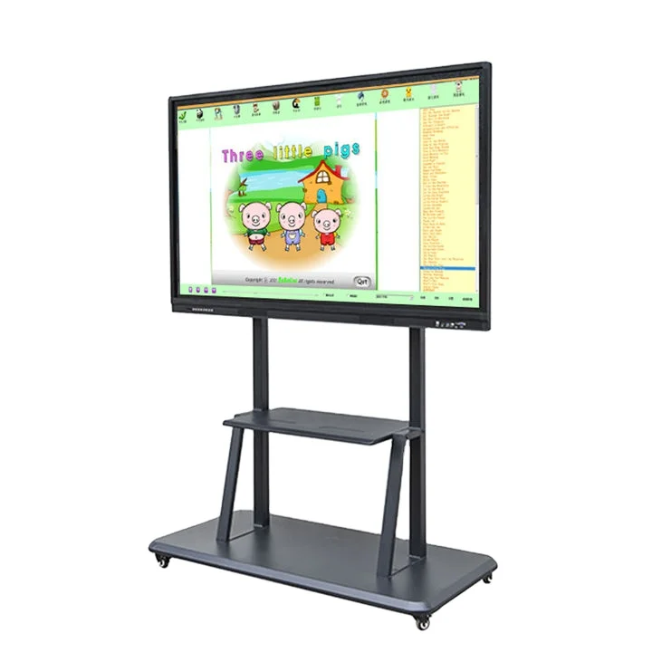 Led Interactive Flat Panel Display 2K 4K Interactive Whiteboard For Schools&Conference