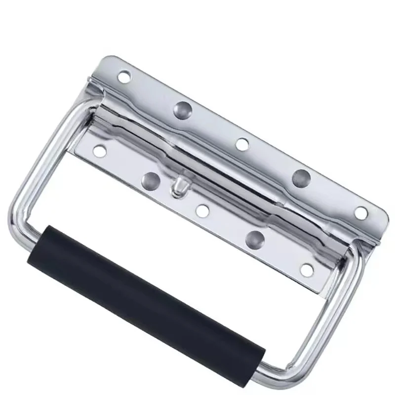 Furniture Handle  Steel Toolbox Case Chest Folding and Lifting Pull Handle