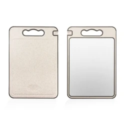 High quality stainless steel+PP+TPR cutting board with double-sided cutting board
