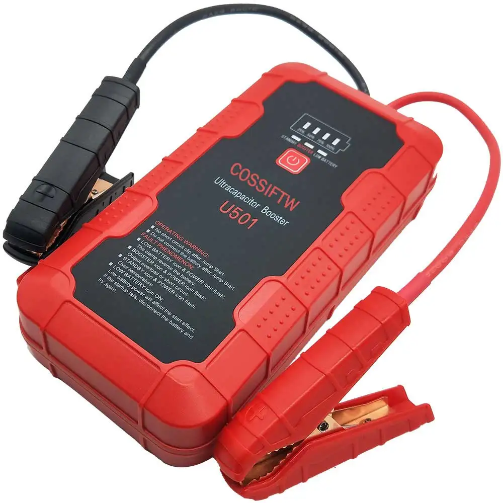 super capacitor jump starter 12V Ultra capacitor 800A Built in 2500F Supercapacitors for cars