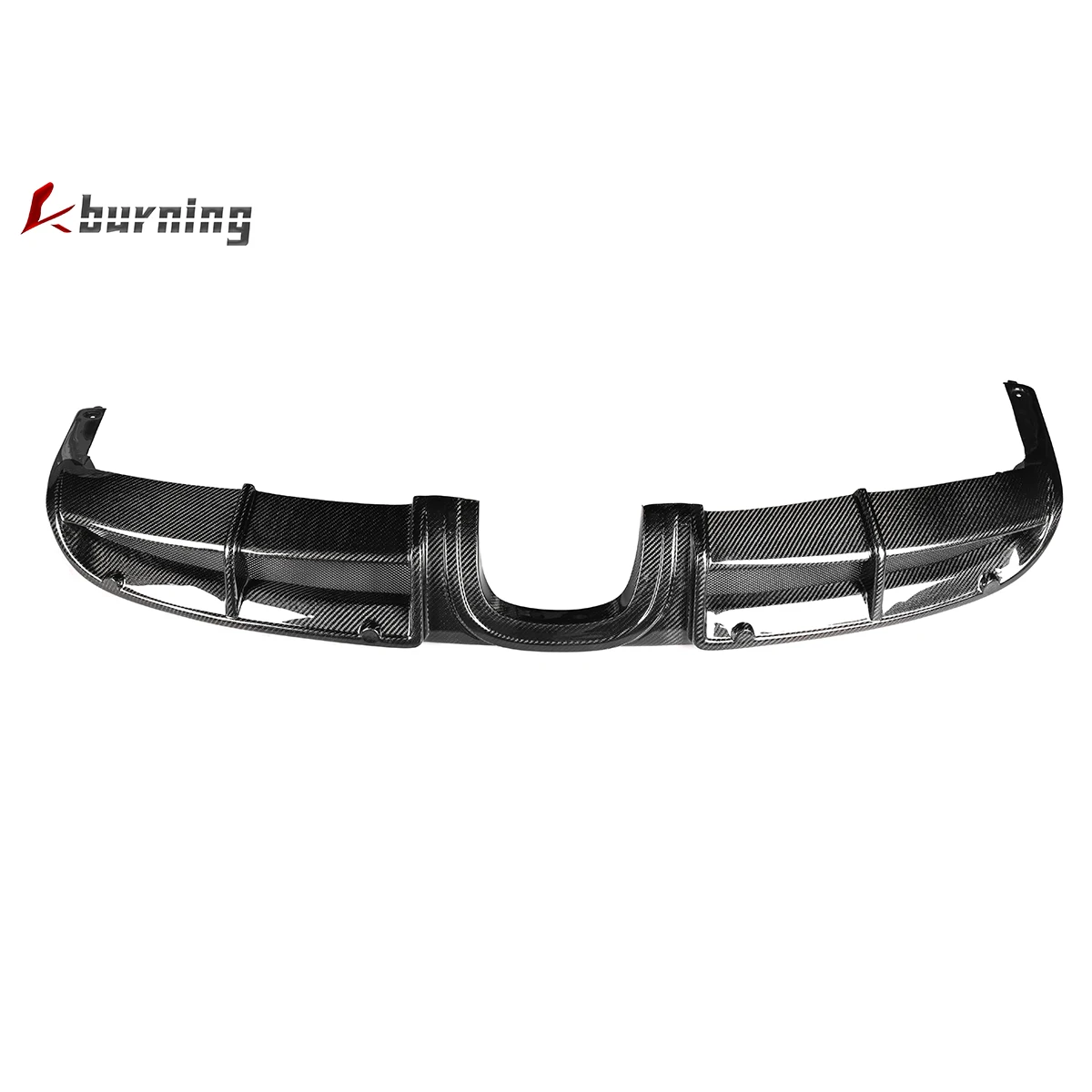 KM  for Porsche 2012-2015  cayman boxster 981 upgrade GT4 carbon fiber rear diffuser rear bumper rear lip