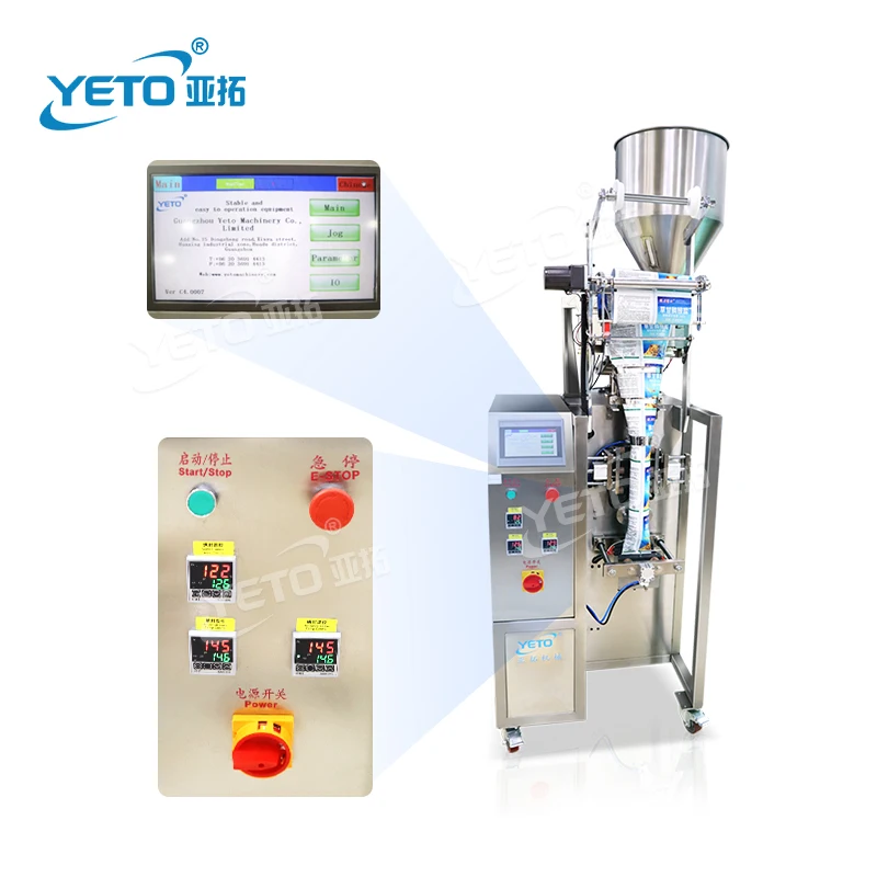 Multi-function Packaging Machines Automatic Form Fill Seal Granule Spice Sugar Snack Tea Bag Filling Sealing Packaging Machine