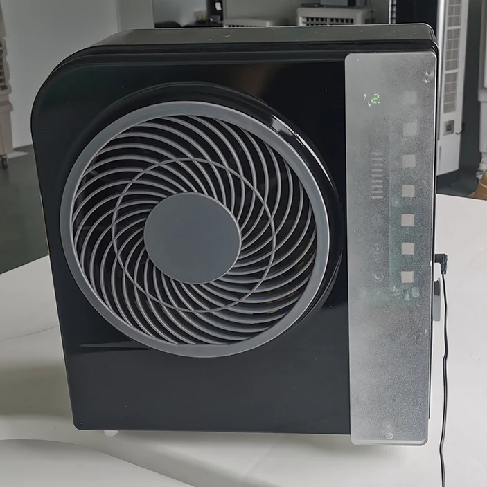 Table Cooling Airflow 800m3/h with 9 Speed Option Electric Control Evaporative air Cooler
